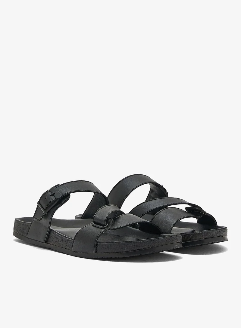 Robert Wood Cross Strap Sandals