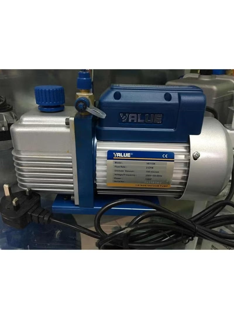 Value VE115N Vacuum Pump 1/4hp,Air condition maintenance, Single Stage, VE115N, Handheld Integrated with Rotational Piece - Image 3