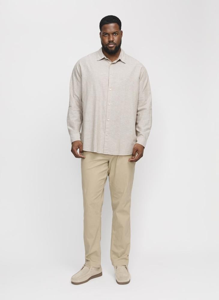 JACK & JONES Solid Regular Fit Full Sleeve Shirt - Image 4