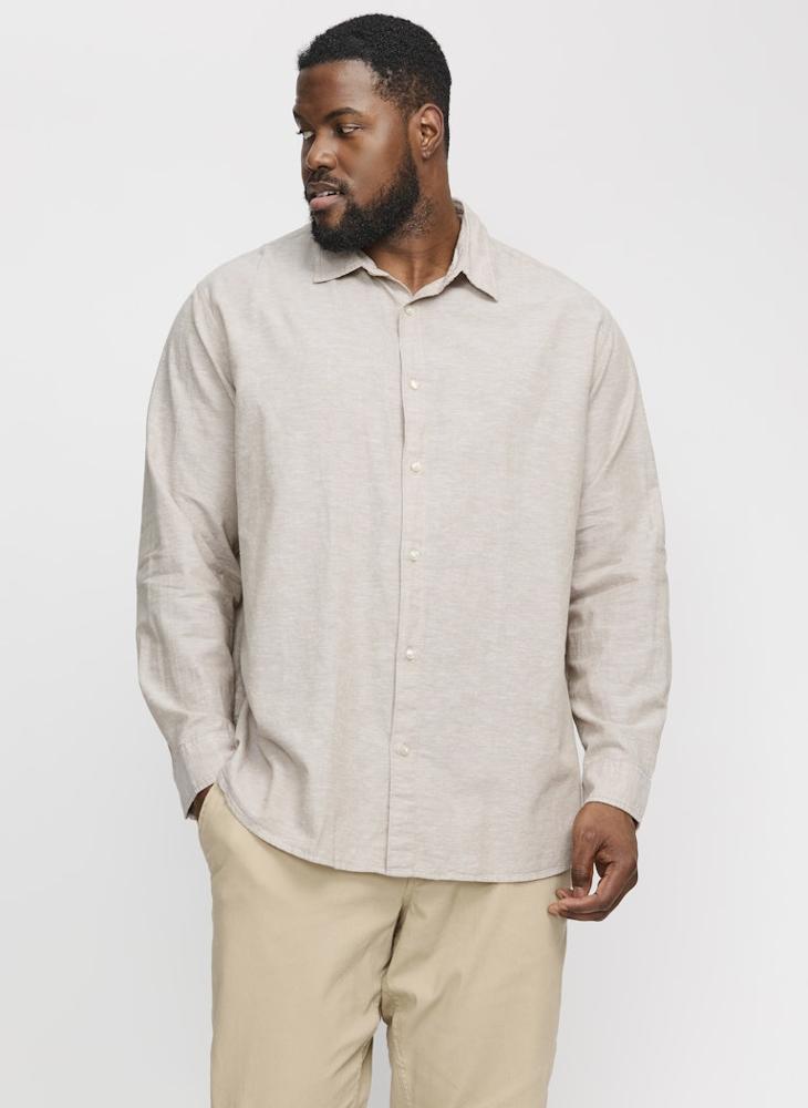 JACK & JONES Solid Regular Fit Full Sleeve Shirt - Image 3