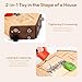 Woodtoe Montessori Screwdriver Board with Lock and Key Toy Wooden Montessori Toys for Kids 3 4 5 Year Old Toddler Fine Motor Skills STEM Toy Preschool Sensory Learning Birthday Gifts for Boys Girls - Image 4