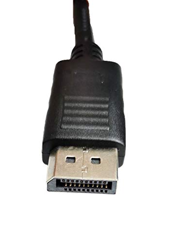 Cable Plus 6FT Black DisplayPort to Mini DisplayPort Cable, 4K@60Hz, 2K@165Hz/144Hz, Supports Laptop, TV, Monitor - Image 3