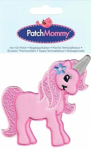 PatchMommy Unicorn Patch, Iron On/Sew On - Appliques for Kids Children (Pink) - Image 3