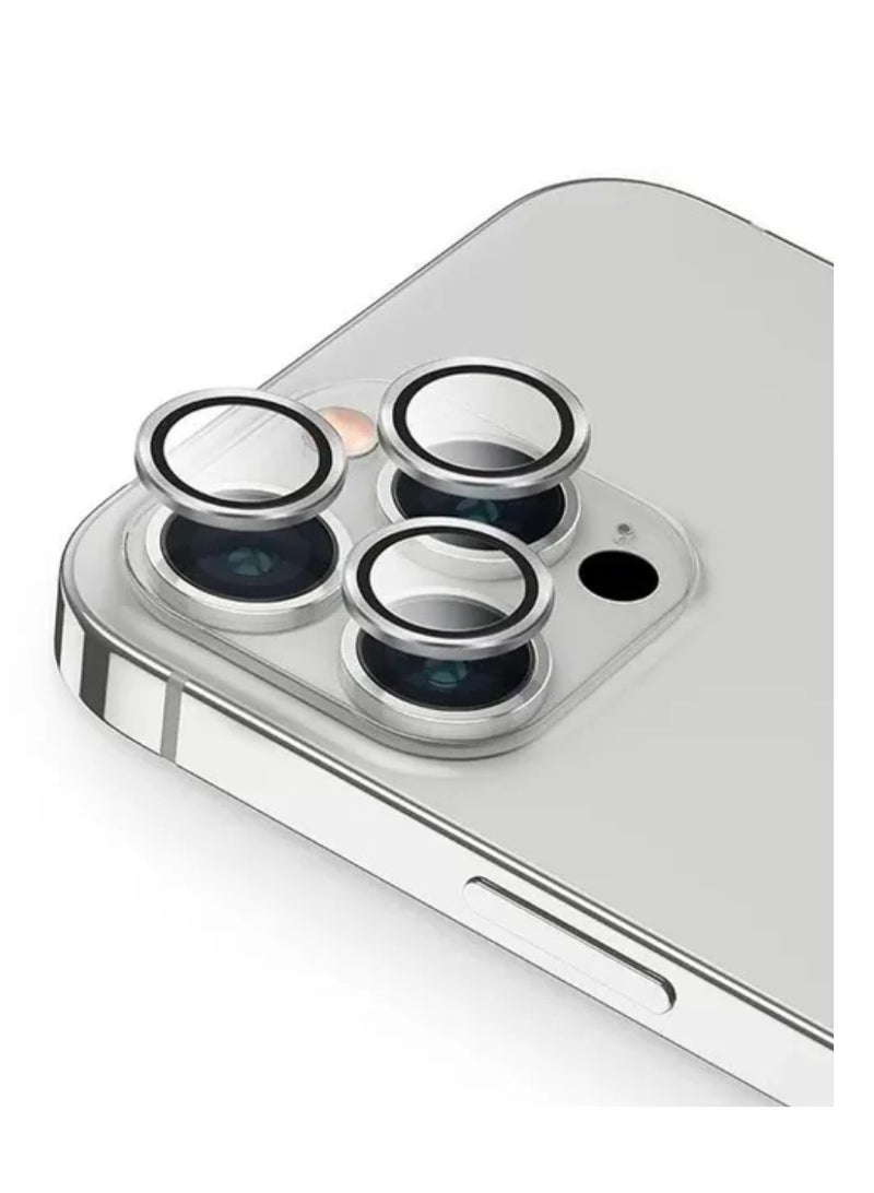 Digi Core مجموعة تغطية كاملة لهاتف iPhone 14 Pro Max واقي شاشة 3 عبوات 6.7 بوصة 2.5D حواف منحنية مع عدسة كاميرا iPhone وورقة شفافة PVC مضادة للخدش (iPhone 14 Pro Max، فضي) - Image 5