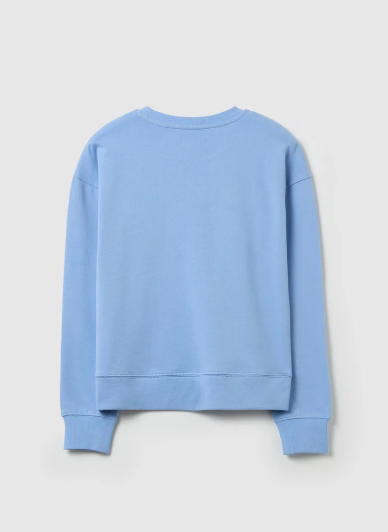 او في اس French Terry Sweatshirt With Print