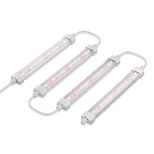 Spider Farmer Glow30 LED Grow Lights Kits, Sunlike Full Spectrum Integrated Plant Waterproof Growing Lamp Supplemental Bars for Grow Tent Indoor Greenhouse Plant Seedling Veg Flower, 4-Pack - Image 1