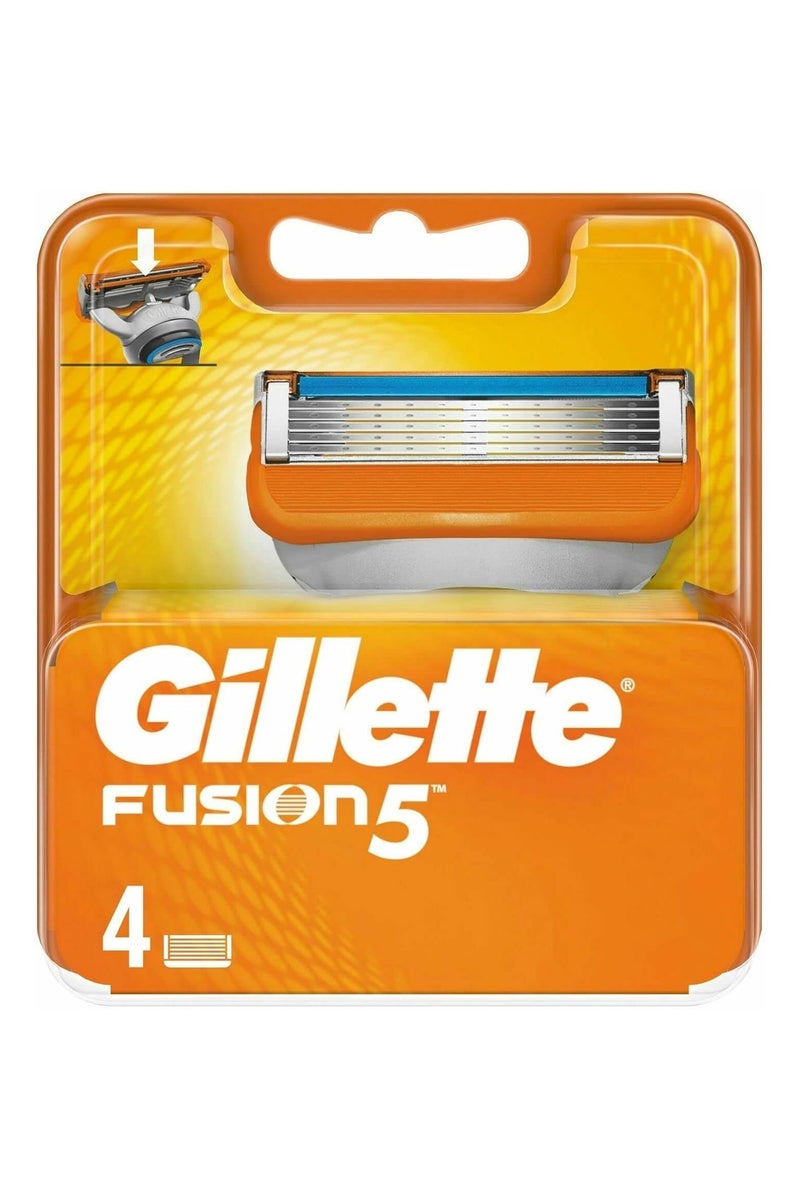 Gillette Fusion5 Razor Blades For Men, 4 Refills - Image 1