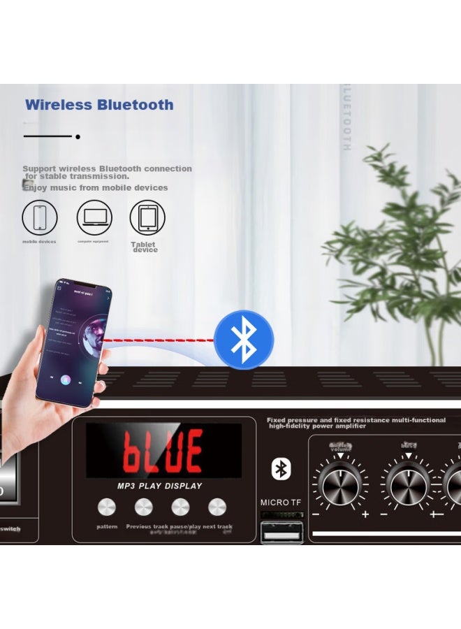 SAST 6-Inch Ceiling Speaker Set, Fixed-Pressure Bluetooth Amplifier, Public Address System, Suspended Ceiling, Home Living Room, Conference Background, Combination Speakers, One-To - Image 4