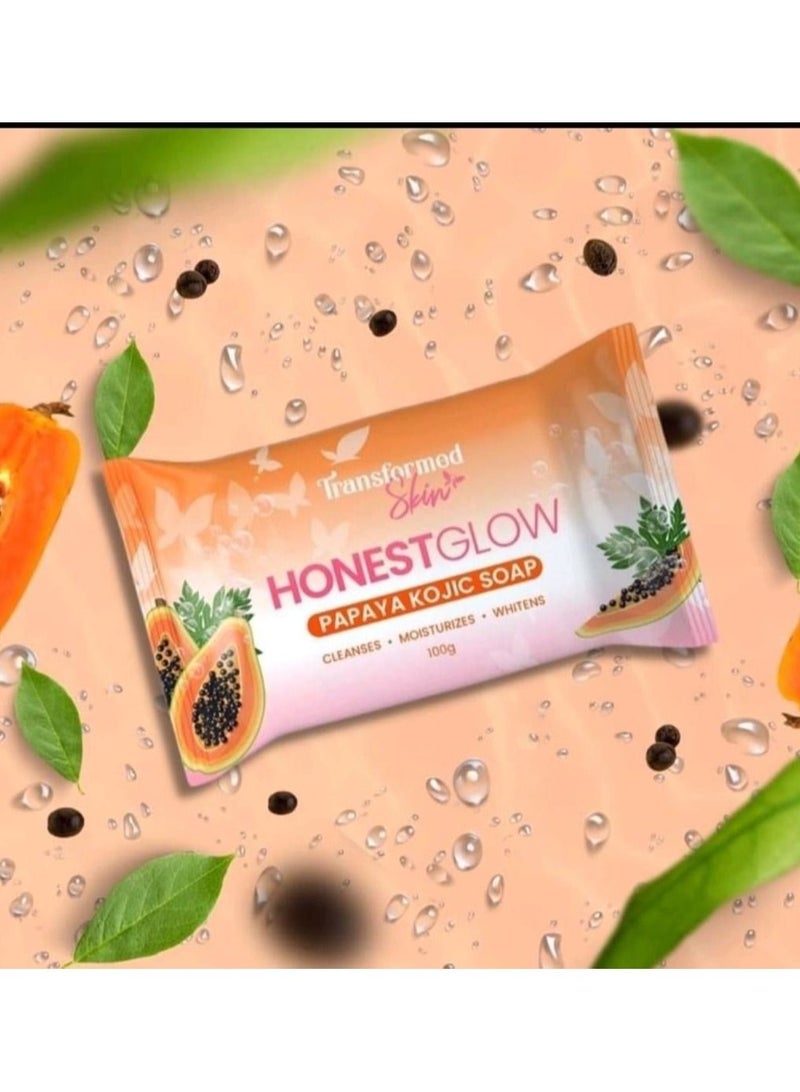 Transformed Skin Honest Glow Papaya Kojick Soap