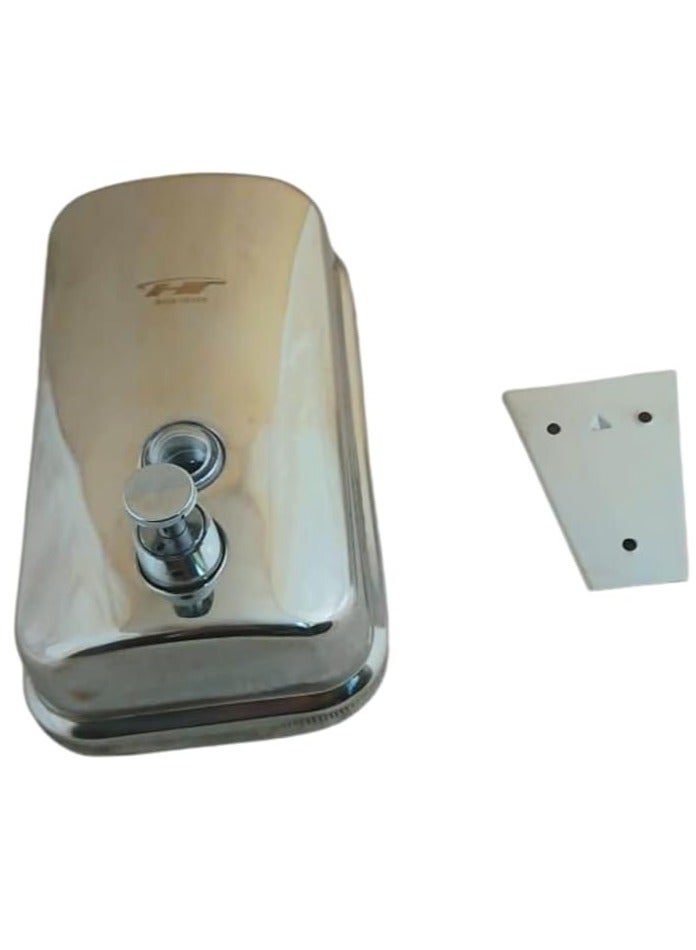 ABS Wall-mounted liquid soap and sanitizer dispenser made of ABS plastic for hand washing in the bathroom and kitchen (Silver, model ZY_208C, capacity 750 ml) - Image 2