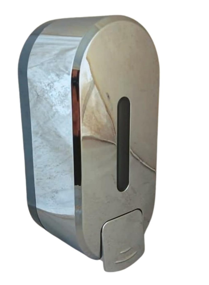 ABS Wall-mounted liquid soap and sanitizer dispenser made of ABS plastic for hand washing in the bathroom and kitchen (Silver, model ZY_208C, capacity 750 ml) - Image 3