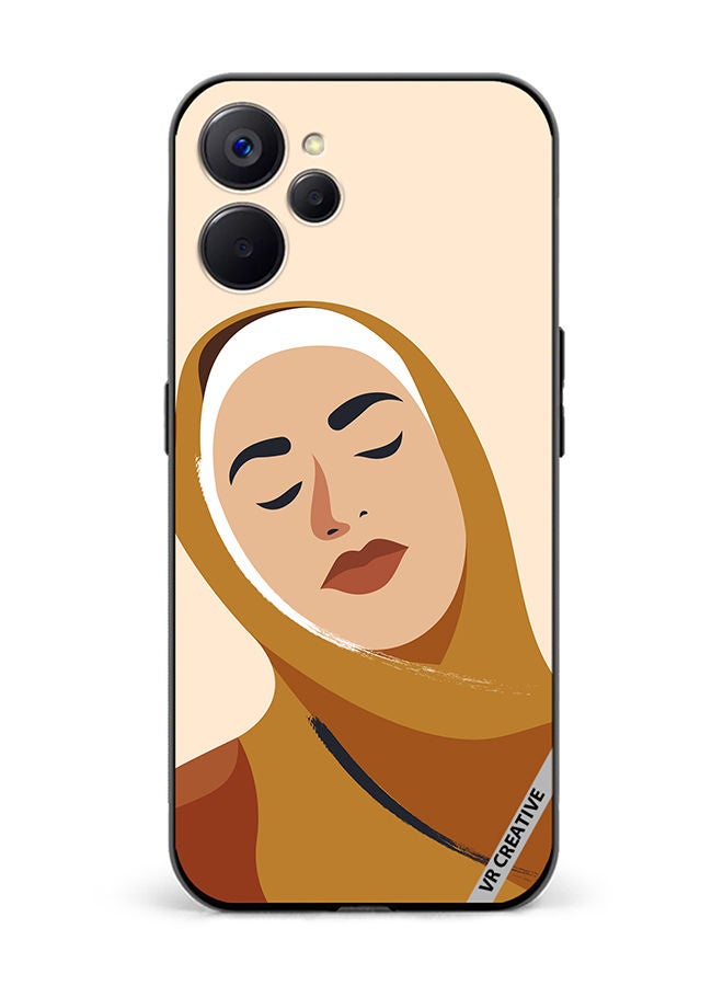 VR CREATIVE Protective Case Cover For Realme 10 5G Cartoon Woman Shape Design Multicolour - Image 1