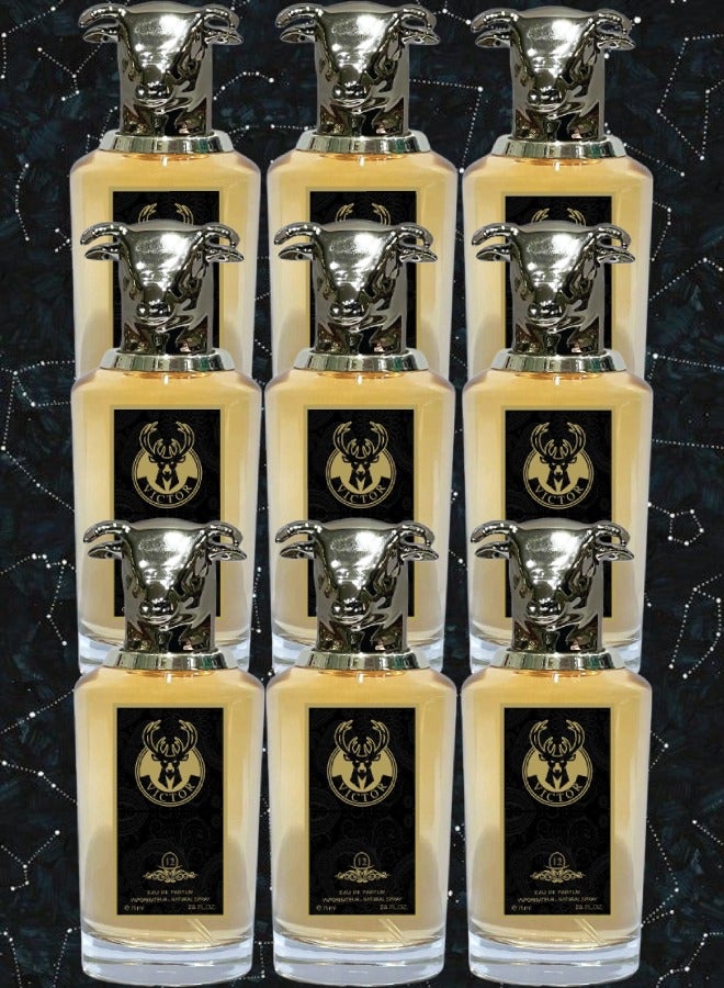 9 Pieces Victor Perfume Number 12 75ml EDP
