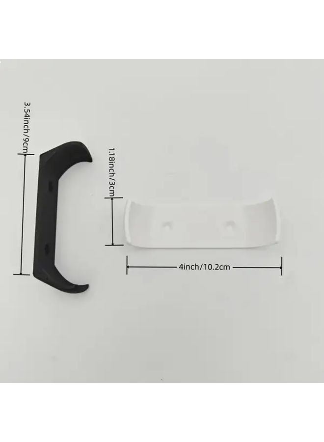 White Wall Mount Bracket For Google Nest Mini Speaker Cable Management - Image 3