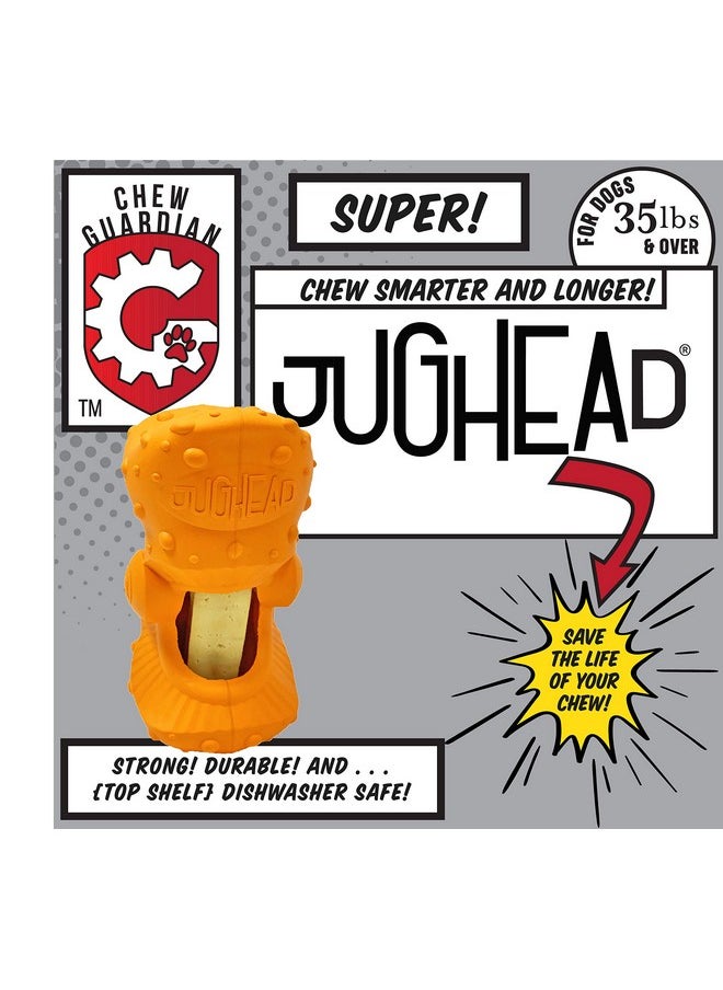 هيمالايان_دوج_تشو - حامل مضغ كبير للكلاب من Jughead، يؤمن المضغ للكلاب، يمضغ بشكل أذكى وأطول، يحفز كلبك، يحمل مضغ الياك، لعبة واحدة للكلاب - Image 1