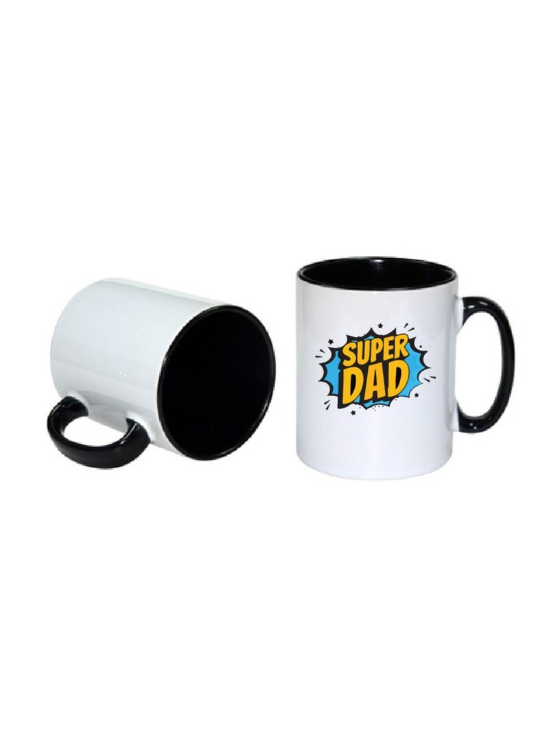 PRINTSHOP4ME Fathers Day Coffee Mug - Dad’s Birthday Gifts from Daughter Son - Gifts for Dad - Dad’s Black Ceramic Coffee Mug - Dad Gifts - Dad Appreciation Gifts - Gift for Daddy  - Image 2