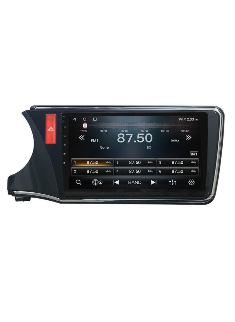 Generic - Android 13 QLED 10.1" Screen for Honda City 2014-2019 Car Multimedia Stereo GPS Wireless CarPlay Android Auto Navigation Radio SWC Bluetooth WiFi Head Unit (DTVS 8 Core 4+64GB) - Image 1