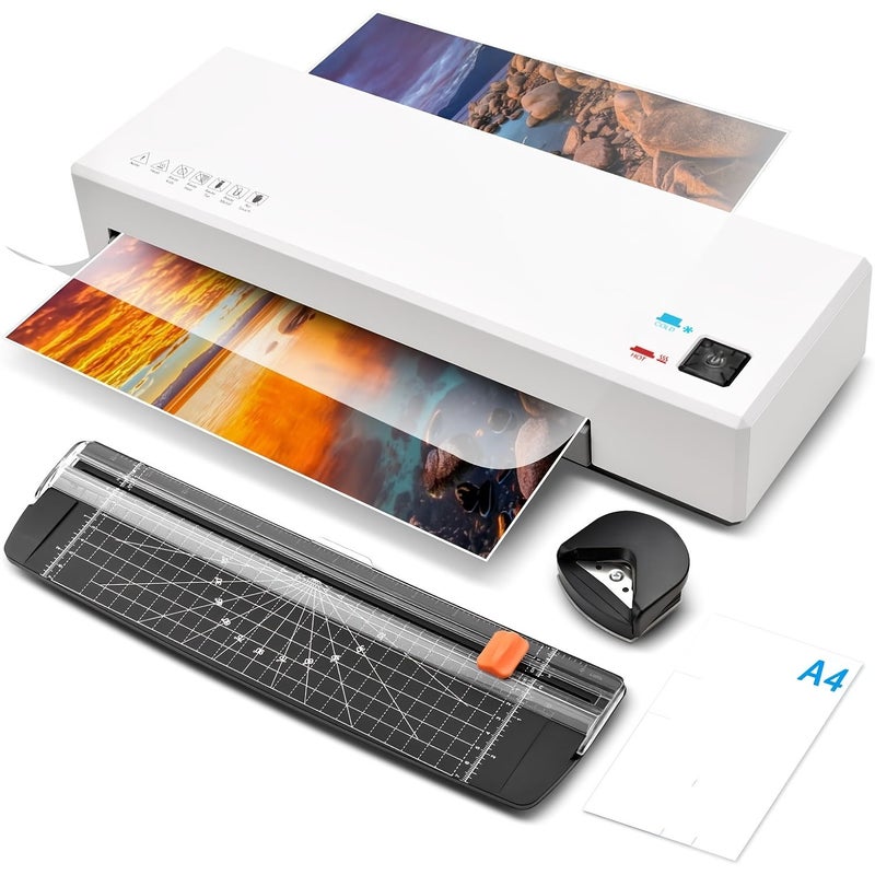 100 Pack A4 Thermal Laminating Pouches 6C Thick Clear Round Corner Laminating Sheets 8.7 X 12.1 Inches Laminating Paper For All Thermal Laminators Office And School Supplies - Image 1