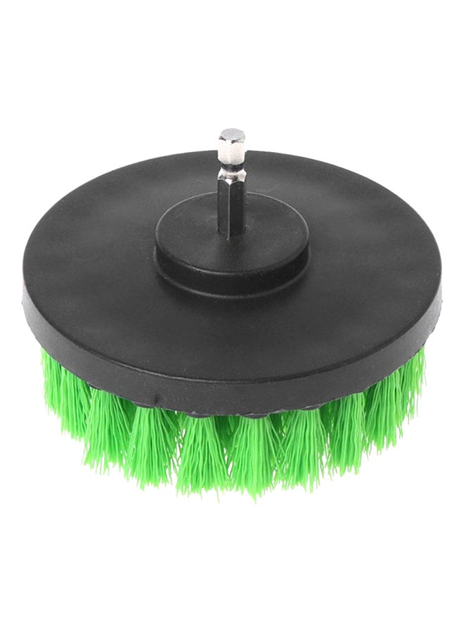 3-Piece Electric Drill Cleaning Brush Set Green/Black - Image 2