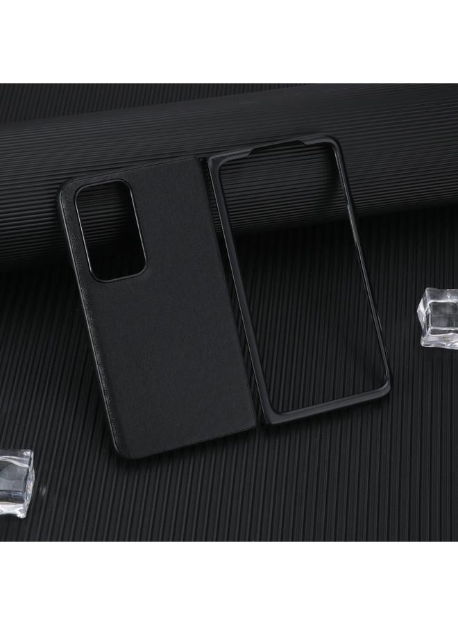 S-TOP Case For OPPO Find N Plain Skin Litchi Texture Phone Case - Image 4