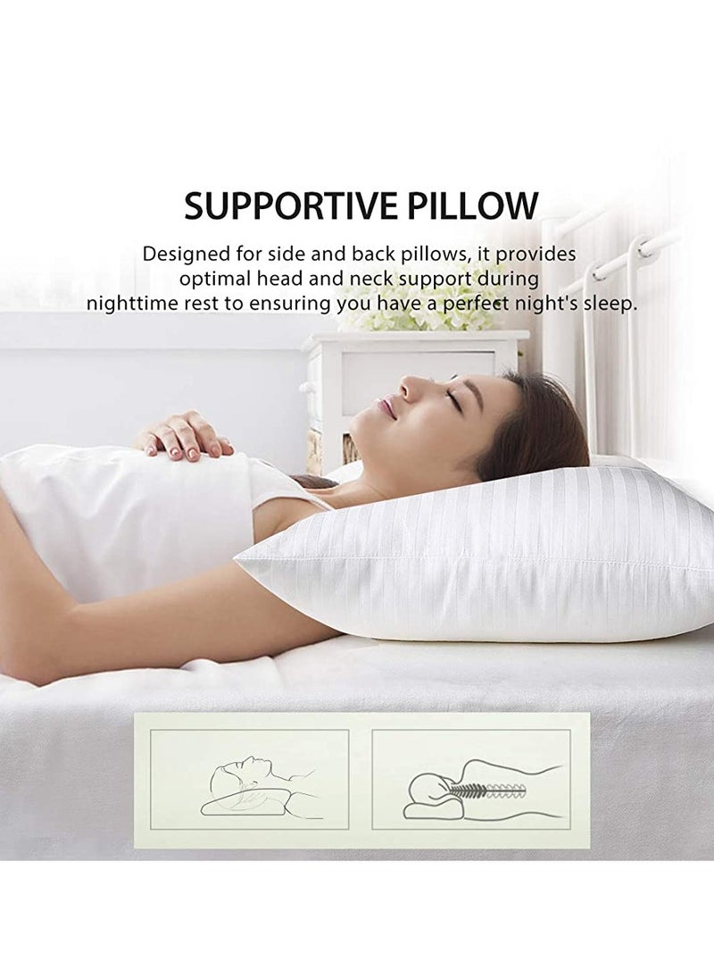 Blueberry Soft Solid Double Size Duvet Microfiber White 240 X 260Cm With 2 Pieces Pillow  - Image 4