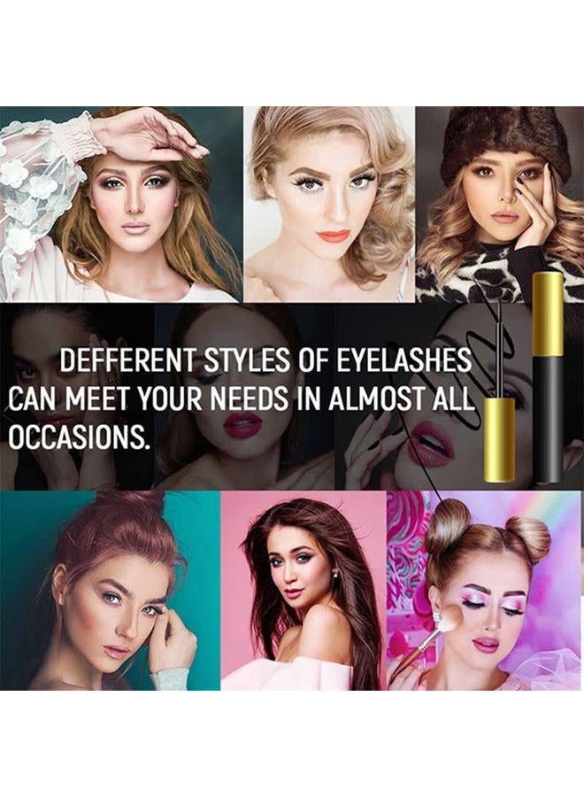 FEITA Upgraded Magnetic Eyelashes Kit with Eyeliner - 10 Pairs Magnetic False Lashes Natural Look with Applicator, 2 Tubes Magnetic Eyeliner - Easy to Apply & No Glue Needed - Image 4