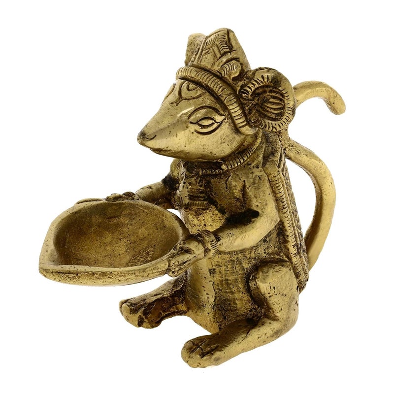 GURUJEE مصابيح زيت الجاز من النحاس الأصفر جورو جيه، ذهبية - Image 3