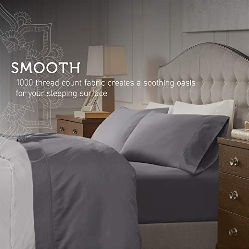 Hyde Lane 1000 Thread Count Cotton Pillowcases 2 Pack, White Pillow Cases King Size 20x40 inches, Soft and Durable Luxury, Wrinkle Resistant, Pilling Proof - Image 2
