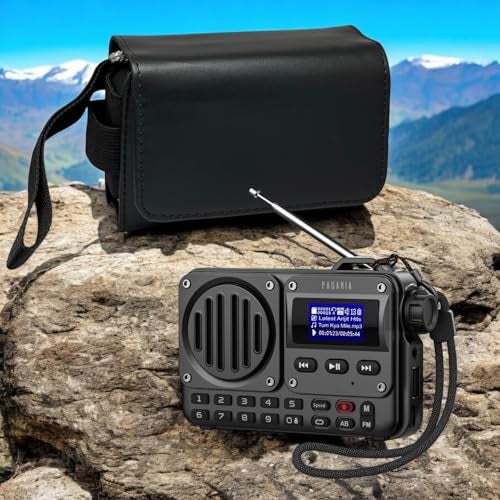 ZAOMA Case/Carrying Compact Size Mini Travel Protective Pouch Compatible for Pagaria Grenade 5 Watts Pocket FM Radio with Bluetooth, Tf Card/USB Speaker (PAGARIA_CASE001) - Image 3