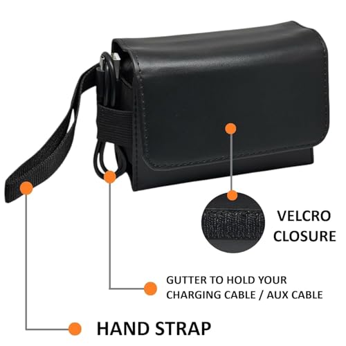 ZAOMA Case/Carrying Compact Size Mini Travel Protective Pouch Compatible for Pagaria Grenade 5 Watts Pocket FM Radio with Bluetooth, Tf Card/USB Speaker (PAGARIA_CASE001) - Image 2