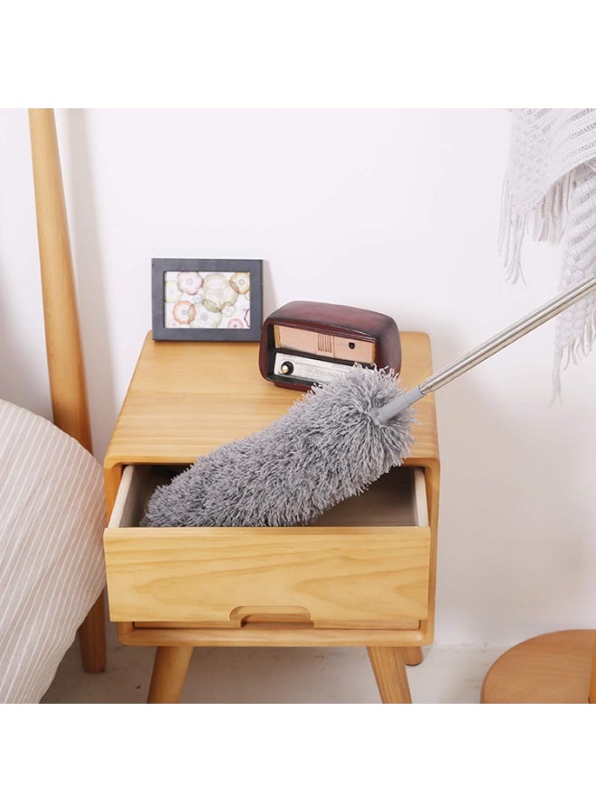 MOMENT Extra-Long Dusters with Extension Pole 278 CM for Cleaning, Bendable Microfiber Head Washable Ceiling Fan Duster for High Ceilings, Furniture - Image 4