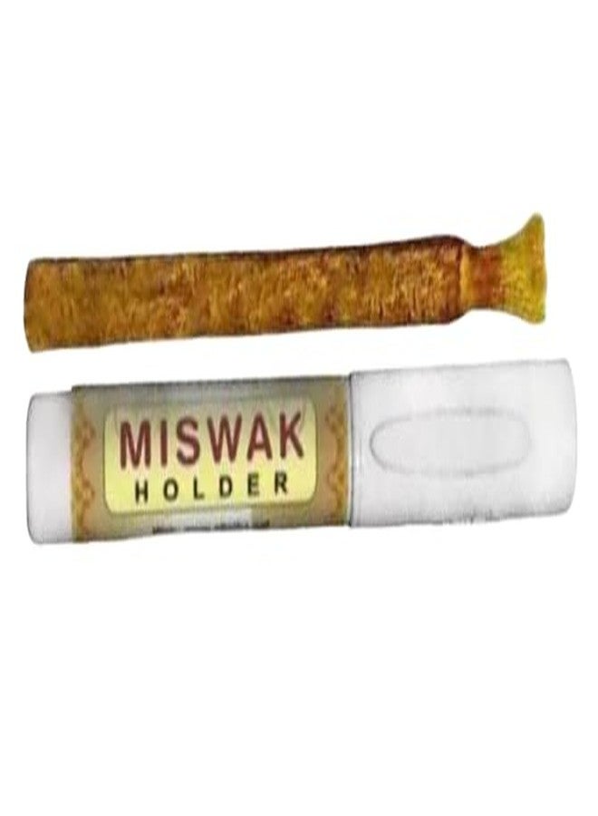 RBLISS CG Miswak Stick With Holder/Complete Natural Teeth Whitening Toothbrush Kit/Herbal miswak - Pack Of 12 - Image 1