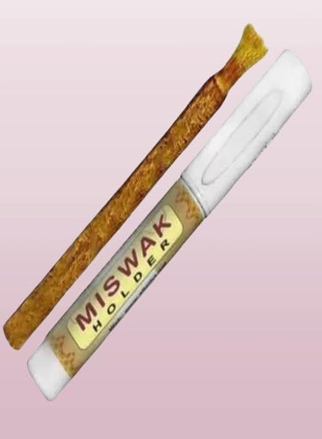 RBLISS CG Miswak Stick With Holder/Complete Natural Teeth Whitening Toothbrush Kit/Herbal miswak - Pack Of 12 - Image 2