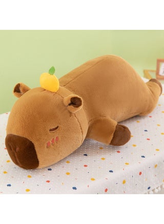 Creative Lie-style Capybara Pillow Persimmon Persimmon Ruyi Ka Piba Plush Doll Girls Bed Sleeping Long Pillow-Color:Capybara Pillow Persimmon Persimmon Ruyi-Height:60cm0.5kg - pzsku/Z0342B2F22DFBDF2BDA93Z/45/1745679446/1ac37d57-b7ca-4def-a4b9-42adcdeaf286