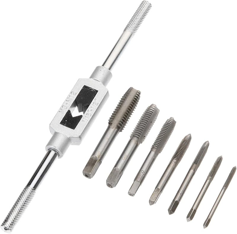 مجموعة أدوات القطع اللولبي 8PC مع مقبض عالي الخيط مجموعة أدوات القطع اللولبي - Image 1