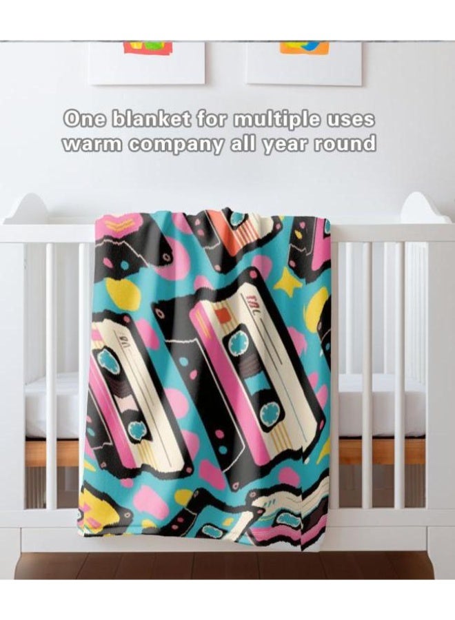 عام بطانية رقيقة من الفانيلا الكرتونية للأطفال والرضع (دافئة ومريحة، ومناسبة للنوم والألعاب) 70 سم * 100 سم - Image 4