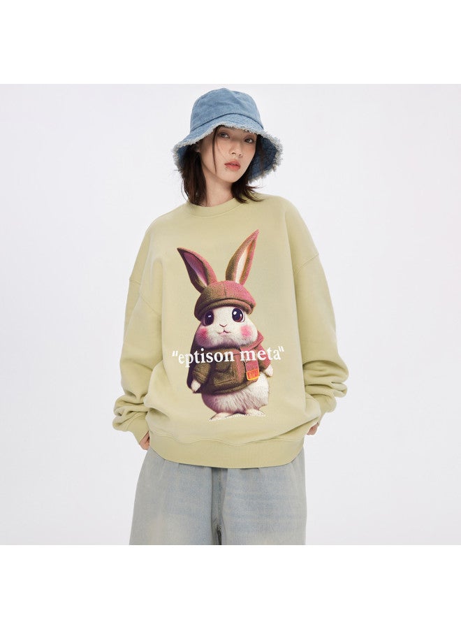 EPTISON Women's Hoodie Unisex Print Trendy Fashion Loose Round Neck Couple Hoodie Men's Spring/fall - Image 5