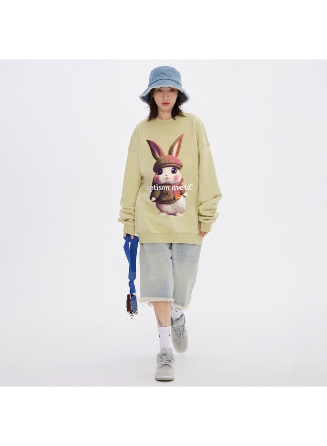 EPTISON Women's Hoodie Unisex Print Trendy Fashion Loose Round Neck Couple Hoodie Men's Spring/fall - Image 4