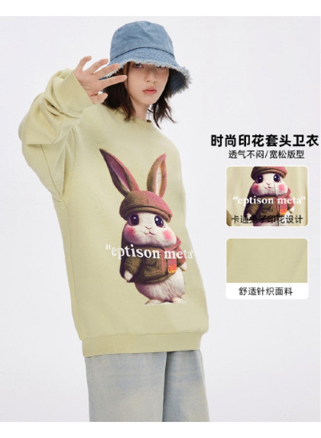 EPTISON Women's Hoodie Unisex Print Trendy Fashion Loose Round Neck Couple Hoodie Men's Spring/fall - Image 1