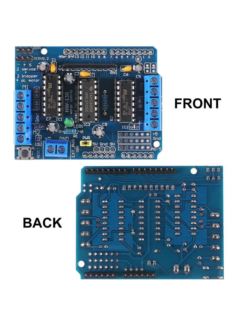 Generic - 2 Pcs DC Motor Drive Expansion Boards, L293D Motor Drive Shield Stepper for Arduino - Image 1