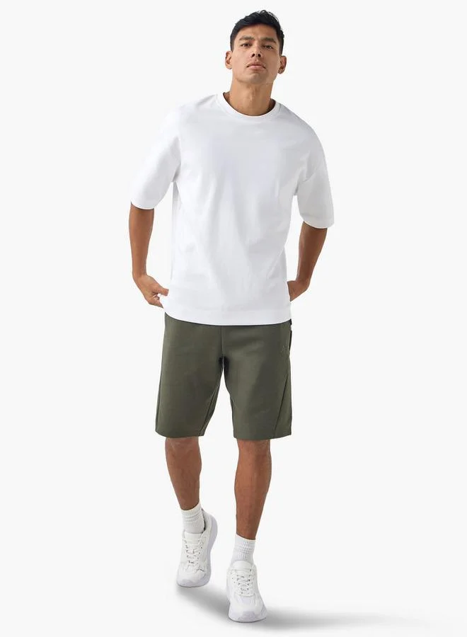 ADOT by Splash Panelled Performance Shorts with Drawstring Closure and Pockets