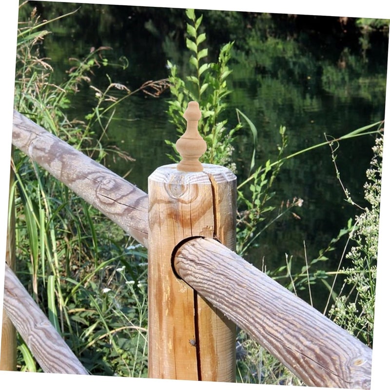 OSALADI Wood Banister Spindles Indoor Staircase Railings Staircase Balusters for Wood Railings - Image 2