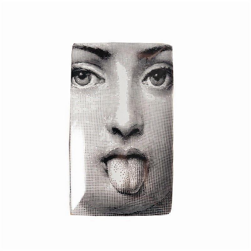 Beccalame Ceramic Jewelry Tray, Ring Trinket Earrings Necklaces Bracelet Key Watch Perfume Dish Decorative Plate, Thanksgiving Christmas Birthday Gifts for Mom Wife Sister Daughter Friend (F2) - Image 1