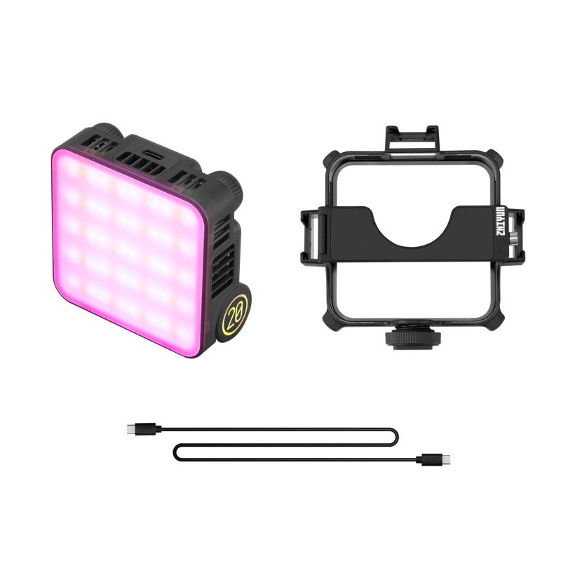 Zhiyun Pocket Fill Light 20W High-Power Output Professional Dimming - 2500K-10000K Color Temperature Control RGB Lighting Effects for Photography - Image 2