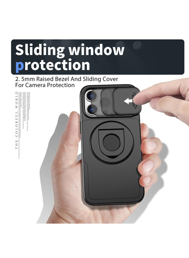 اس-توب جراب لهاتف iPhone 14 Pro Camshield MagSafe Ring Holder Armor جراب هاتف - Image 5
