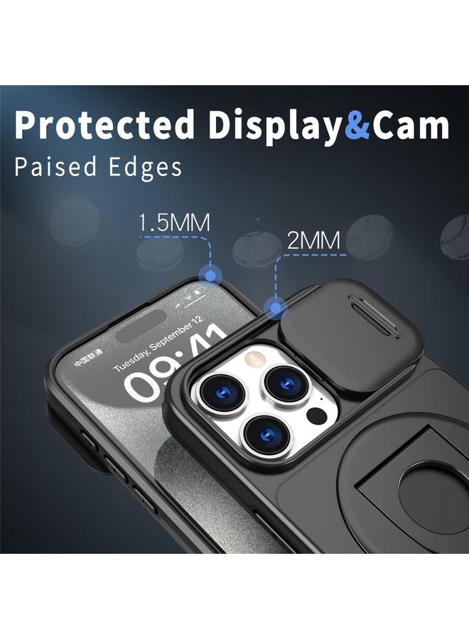 اس-توب جراب لهاتف iPhone 14 Pro Camshield MagSafe Ring Holder Armor جراب هاتف - Image 4