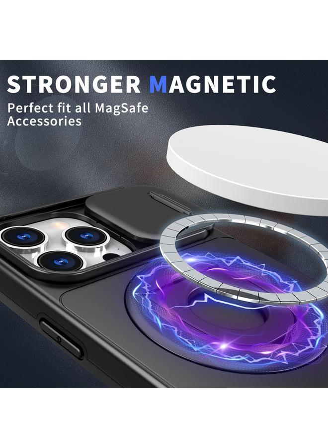 اس-توب جراب لهاتف iPhone 14 Pro Camshield MagSafe Ring Holder Armor جراب هاتف - Image 3