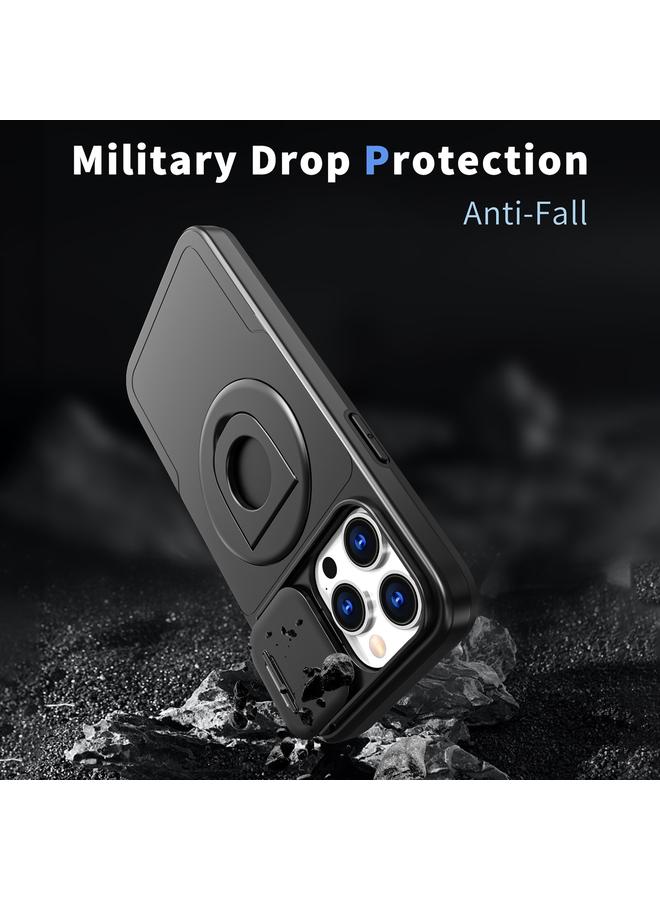 اس-توب جراب لهاتف iPhone 14 Pro Camshield MagSafe Ring Holder Armor جراب هاتف - Image 2