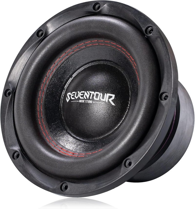 Seventour 8 Inch 700 Watt Max Power Dual 4 Ohm Car Subwoofer - Image 1