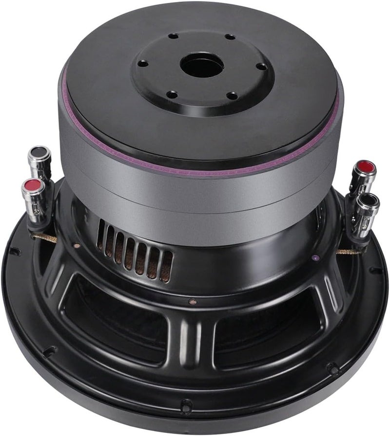 Seventour 8 Inch 700 Watt Max Power Dual 4 Ohm Car Subwoofer - Image 4
